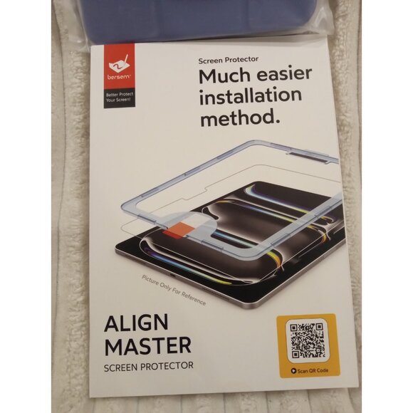 iPad 10th Generation Screen Protector and Lavender Purple Case New in Packaging - Picture 2 of 9